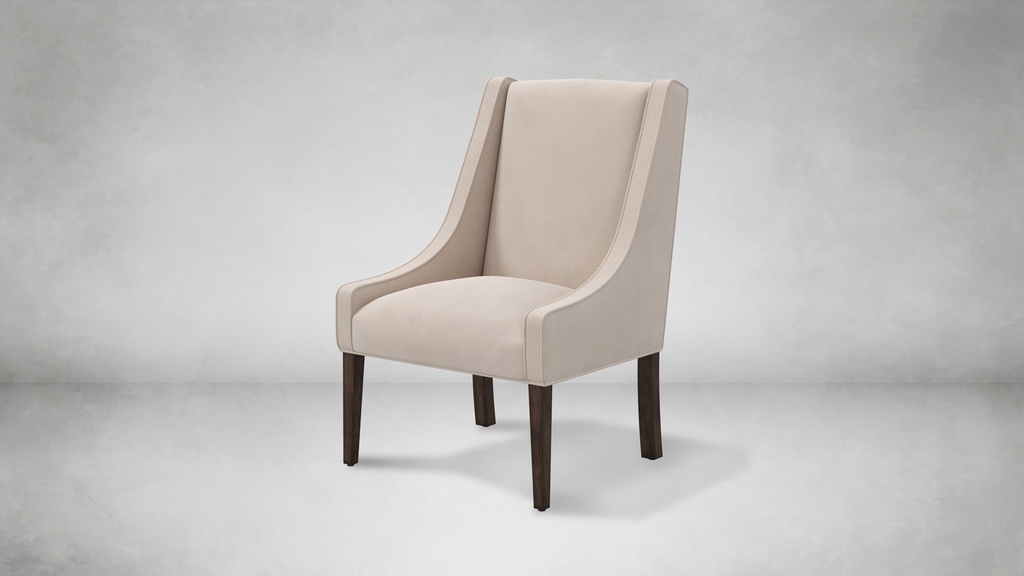 Logan Dining Chair (Belgian Linen - White)