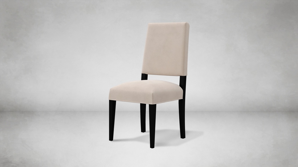 Aurora Dining Chair (Belgian Linen - White)